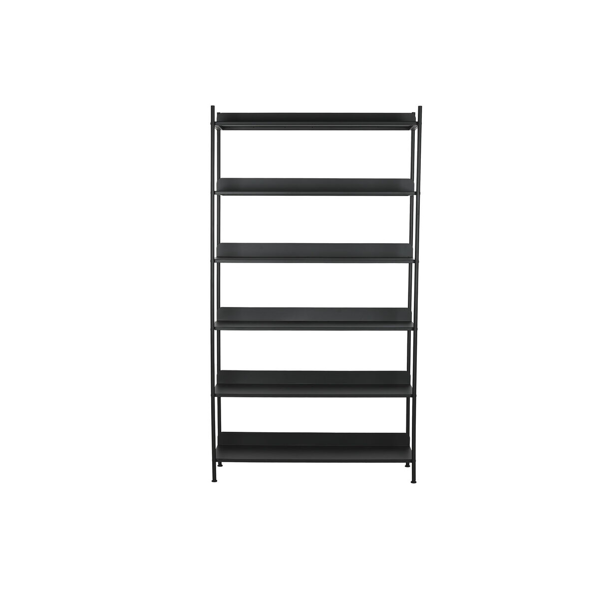 Bokhylla Home ESPRIT Svart Metall 100 x 30 x 180 cm - 6