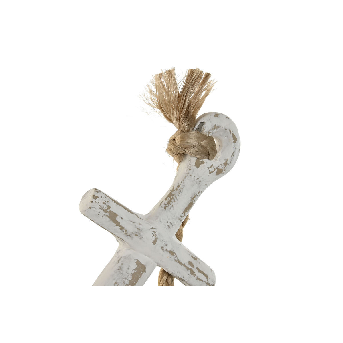 Prydnadsfigur Home ESPRIT Vit Ankare Medelhavs Avskalad 31 x 7,5 x 40 cm - 2