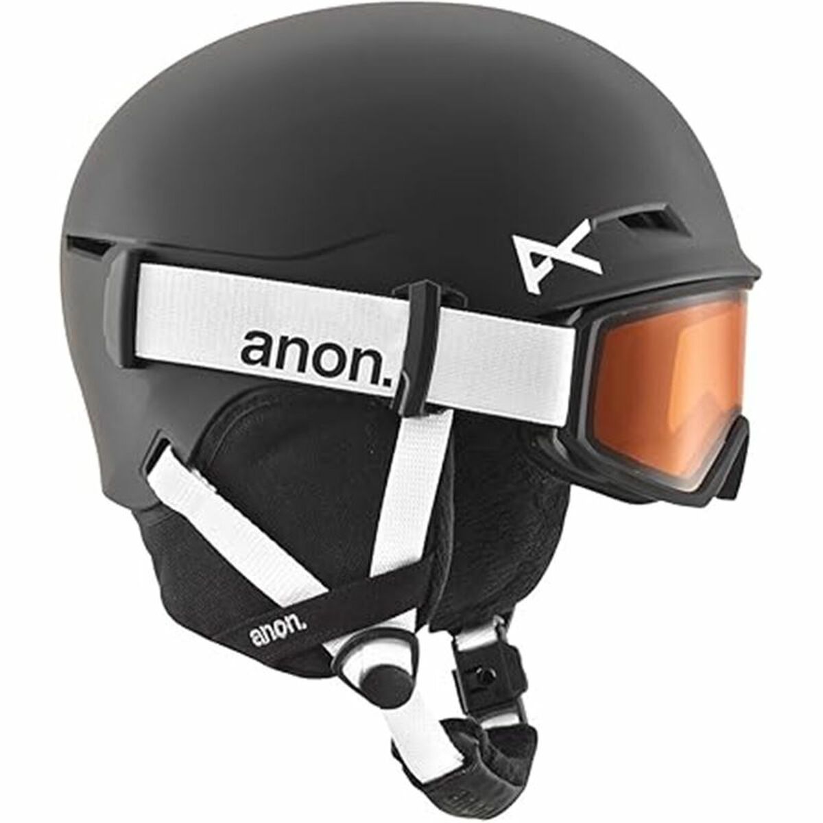 Skidhjälm Anon 15235100037 Svart Barn Män