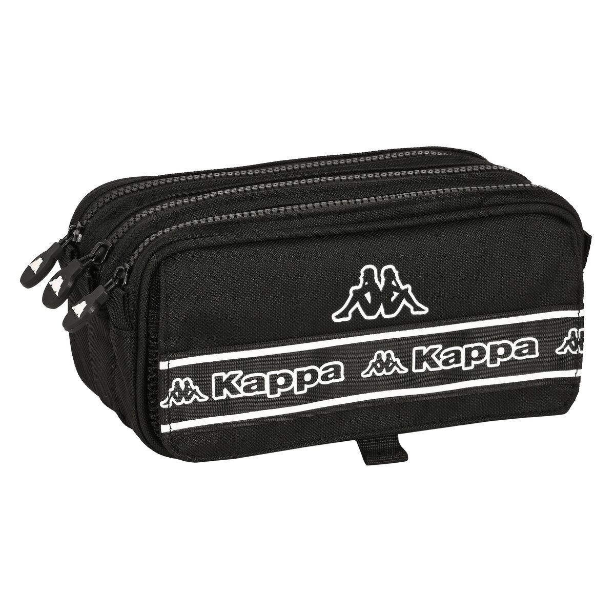 Tredubbel Carry-all Kappa 21,5 x 10 x 8 cm Svart - 5