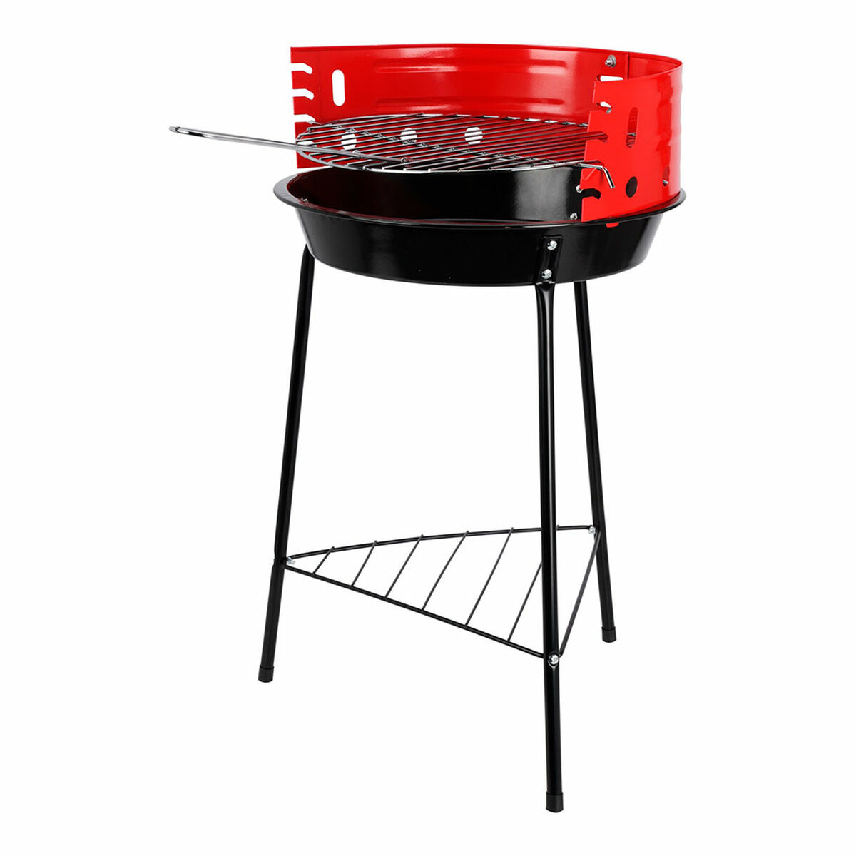 Grill BBQ Collection 33 X 32 X 55 CM Svart Röd