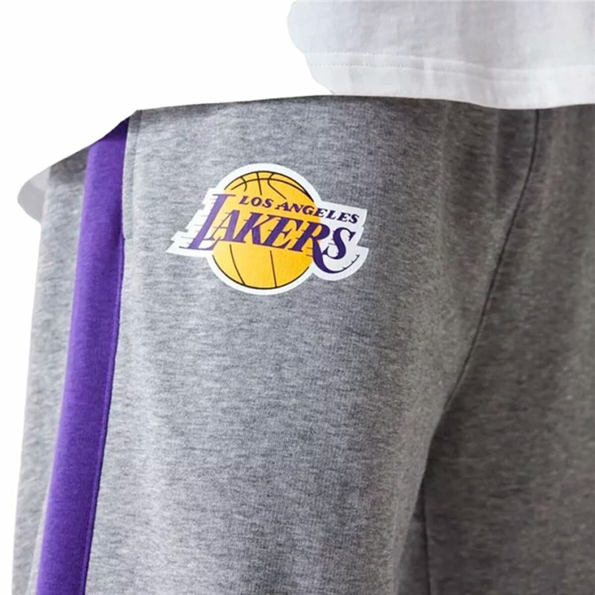Byxor för vuxna New Era NBA LA Lakers  Grå Män - 5