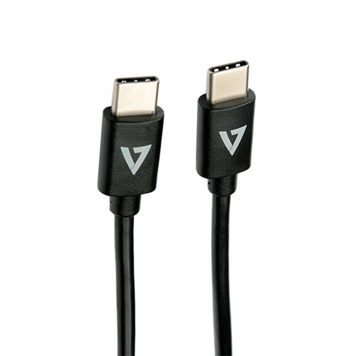 USB-C-kabel V7 V7USB2C-1M Svart 1 m (1 antal)