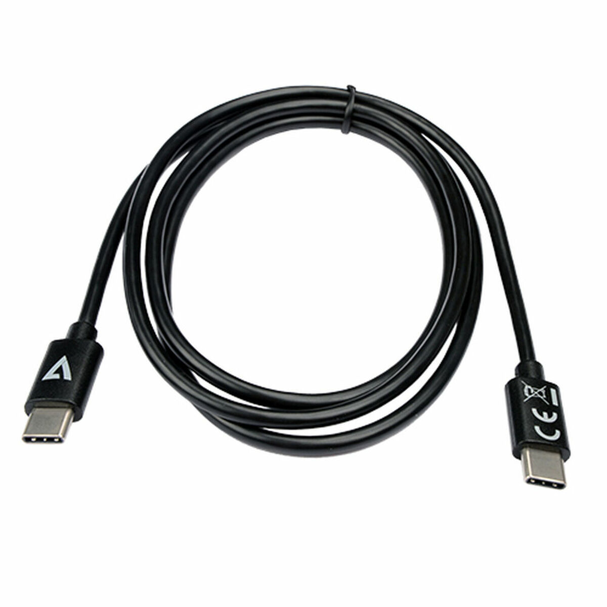 USB-C-kabel V7 V7USB2C-1M Svart 1 m (1 antal) - 3