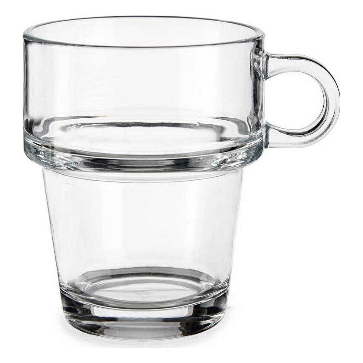 Koppar Stapelbara Transparent Glas 270 ml (24 antal) - 5