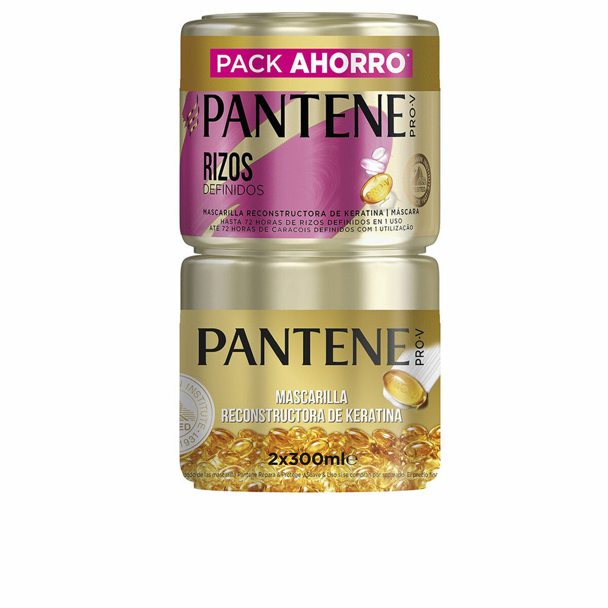 Hårinpackning Pantene   300 ml 2 x 300 ml Lockigt hår