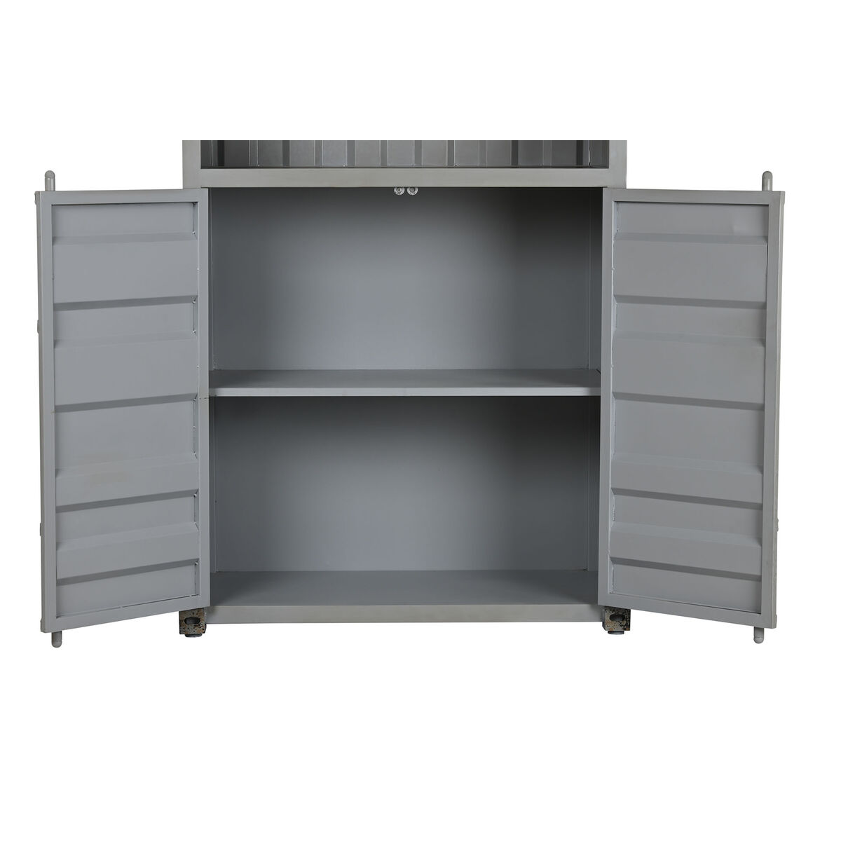 Bokhylla Home ESPRIT Grå Himmelsblå Metall Trä MDF 87 x 44 x 168,5 cm - 8