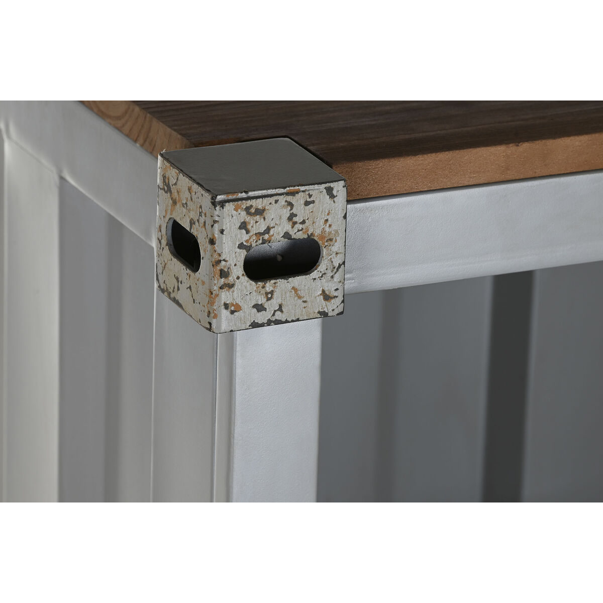Bokhylla Home ESPRIT Grå Himmelsblå Metall Trä MDF 87 x 44 x 168,5 cm - 5