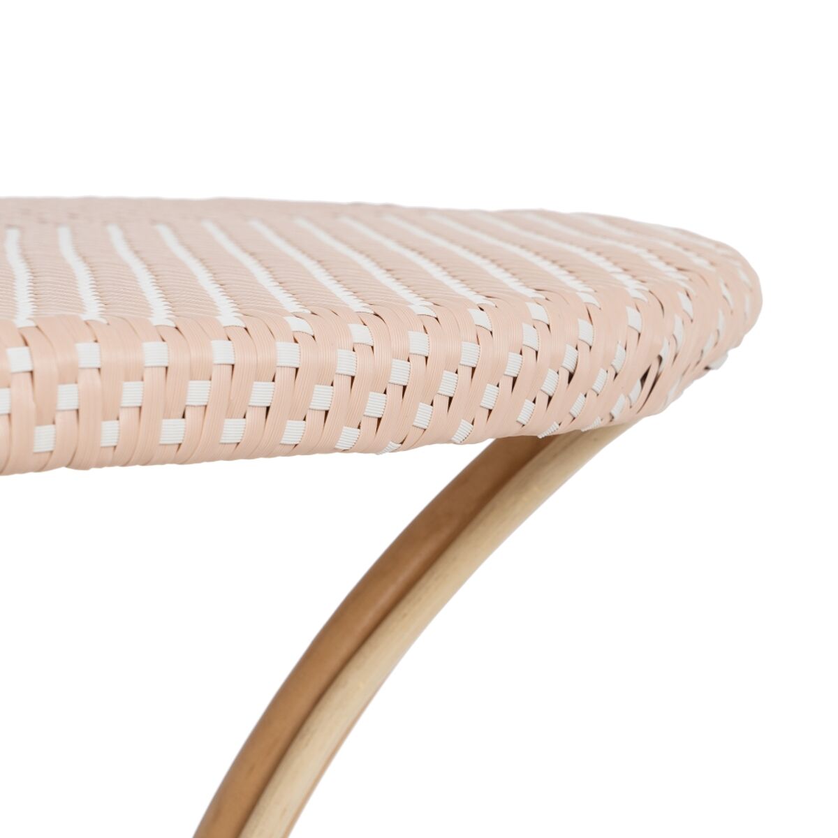 Sidobord 81 x 81 x 76,5 cm Naturell Beige Rattan - 9