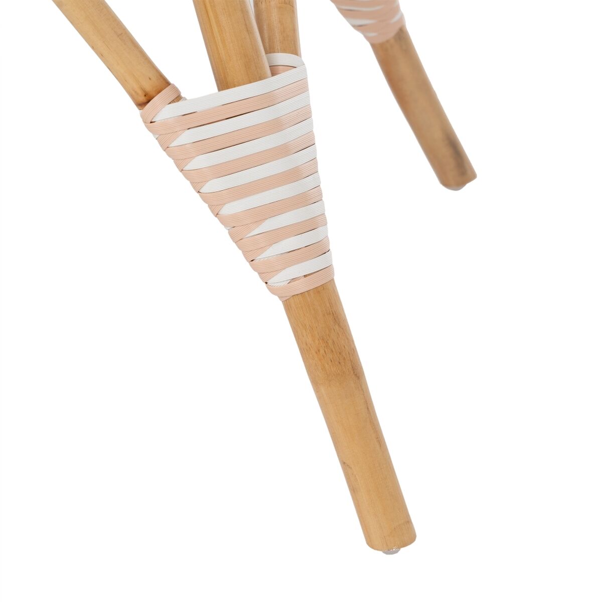 Sidobord 81 x 81 x 76,5 cm Naturell Beige Rattan - 3
