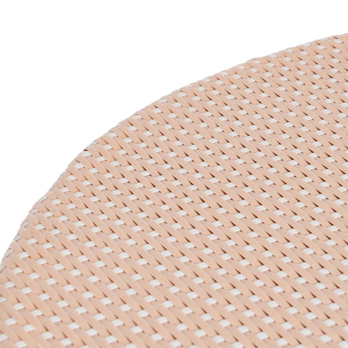 Sidobord 81 x 81 x 76,5 cm Naturell Beige Rattan - 7