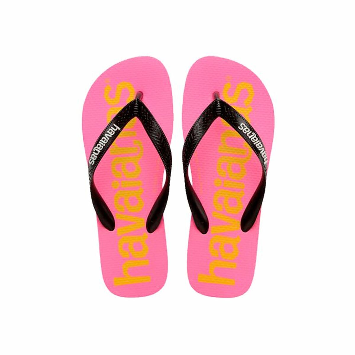 Strandtofflor för kvinnor Havaianas Top Logomania Blå Rosa - 4