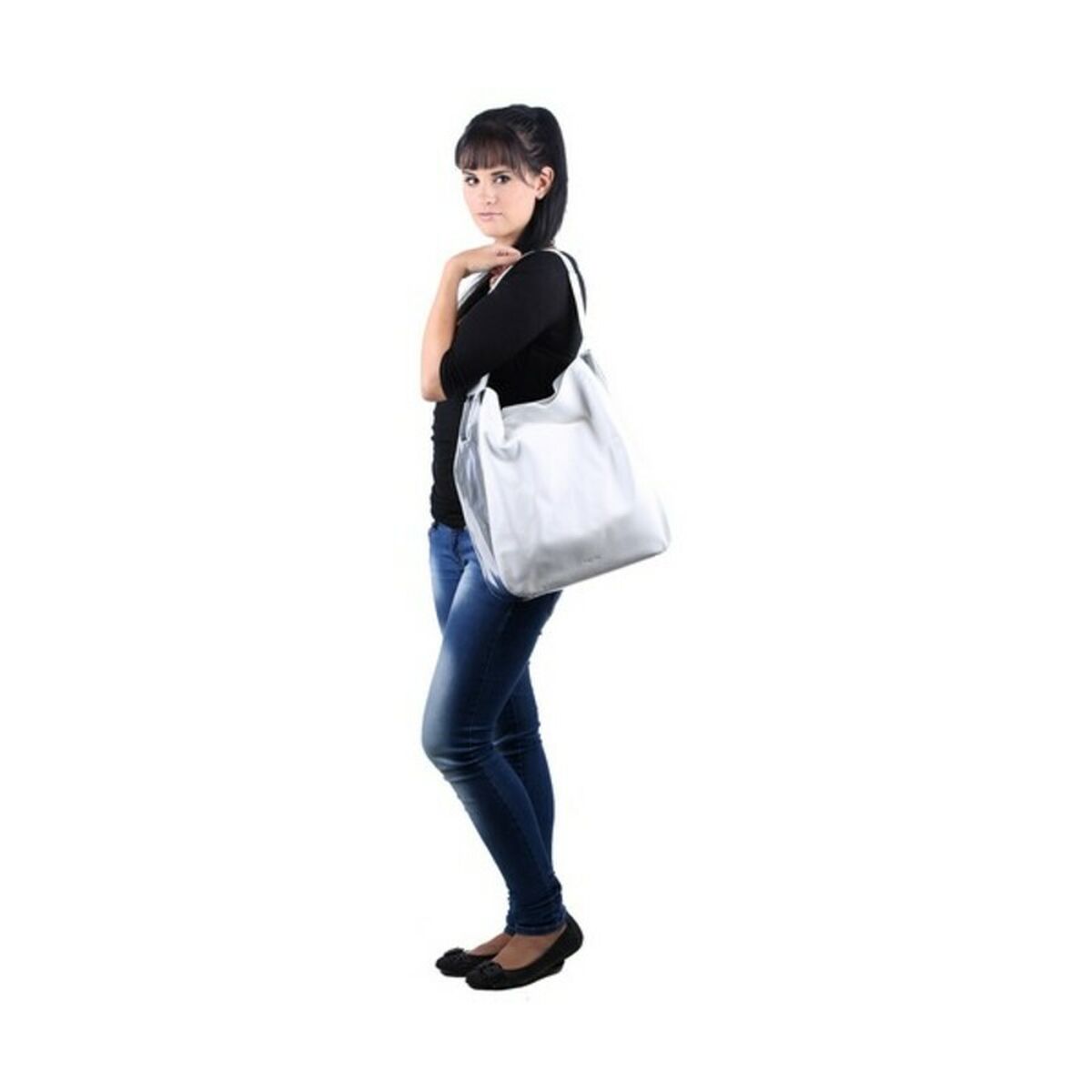 Damväska Calvin Klein 0813EB001-CK105-6308 Vit 37 x 32 x 14 cm - 6
