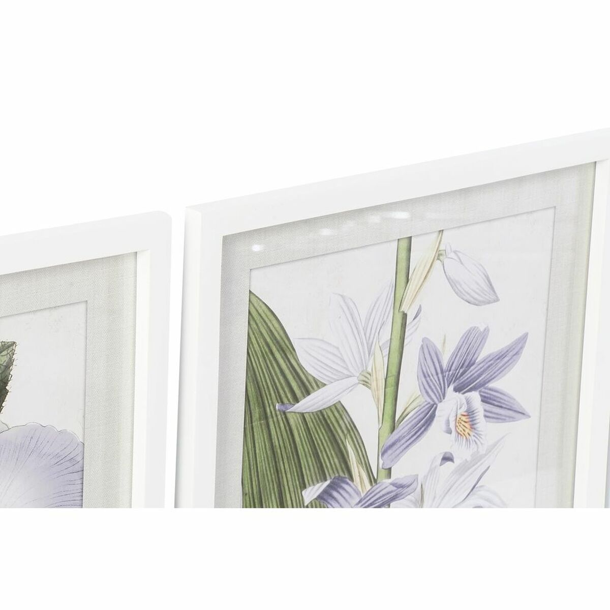 Tavla DKD Home Decor 40 x 2 x 54 cm Virágok Shabby Chic (6 Delar) - 5