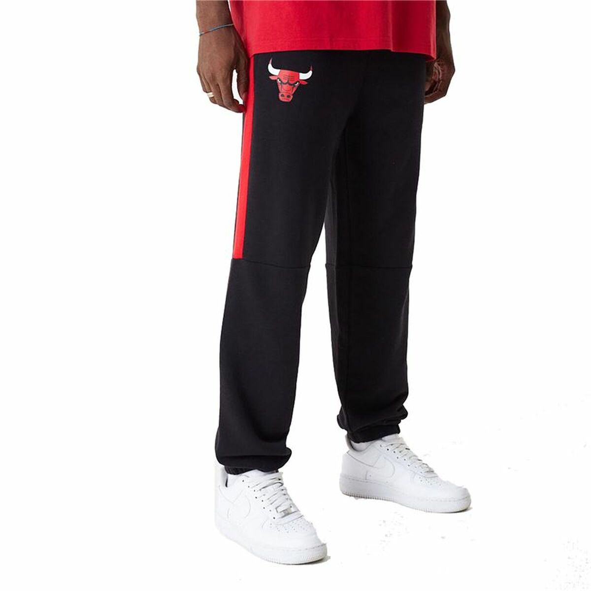 Byxor för vuxna New Era NBA Colour Block Chicago Bulls Svart Män - 10