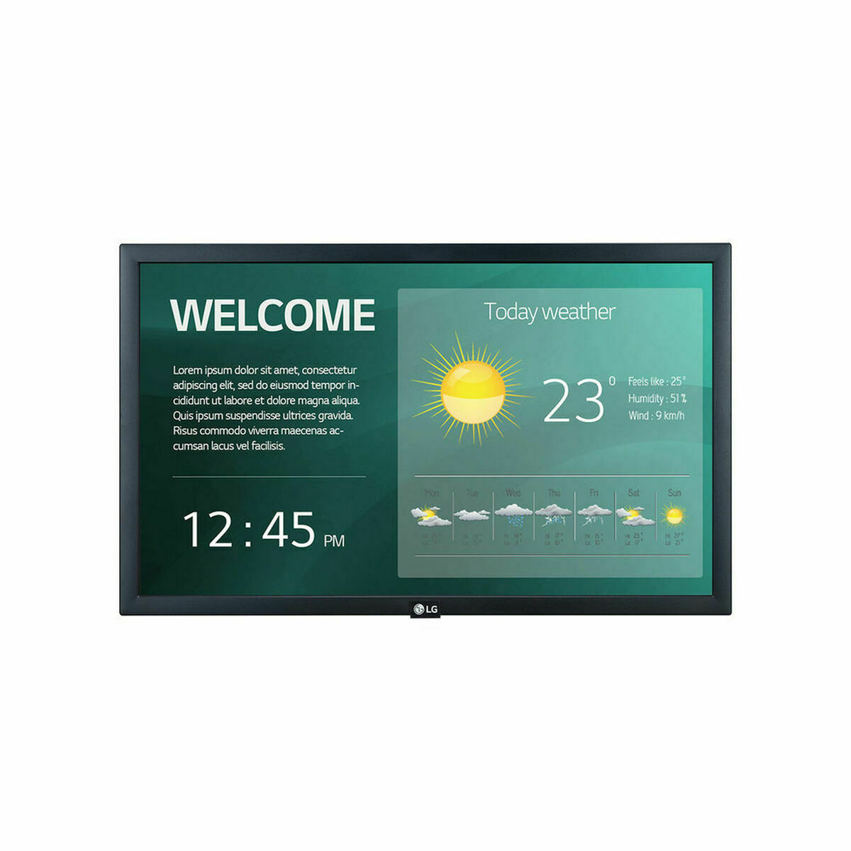Videovägg Monitor LG 22SM3G 21,5" 22" Full HD (Renoverade A)