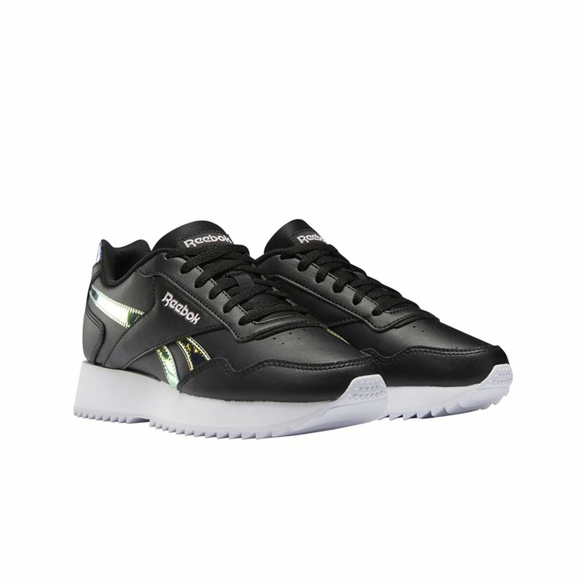 Gymnastiksko, Dam Reebok Royal Glide Ripple Double W Kvinna Svart - 4