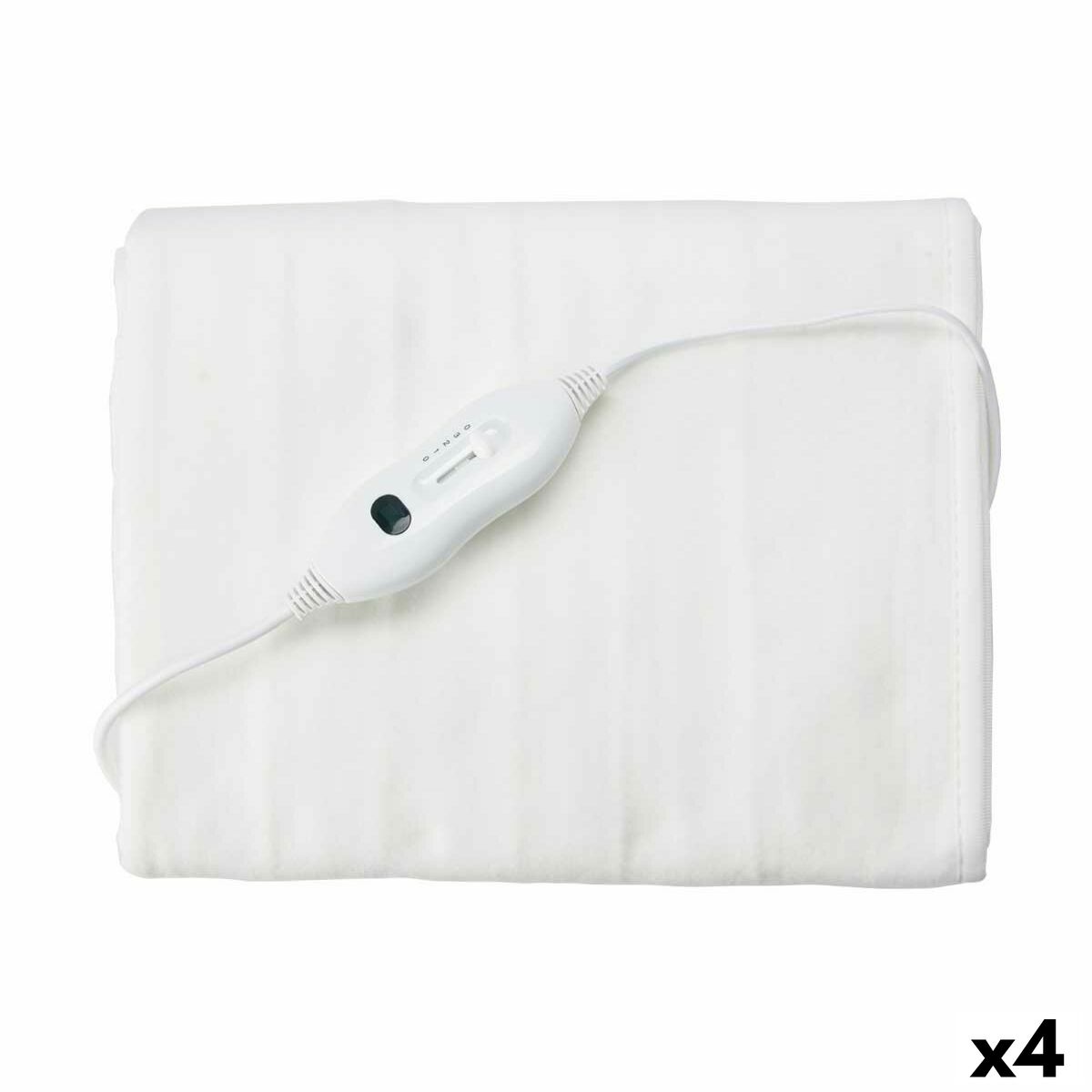 Elektrisk Filt Gift Decor Vit Polyester 80 x 1 x 150 cm 29 x 12 x 25 cm 60 W (4 antal)