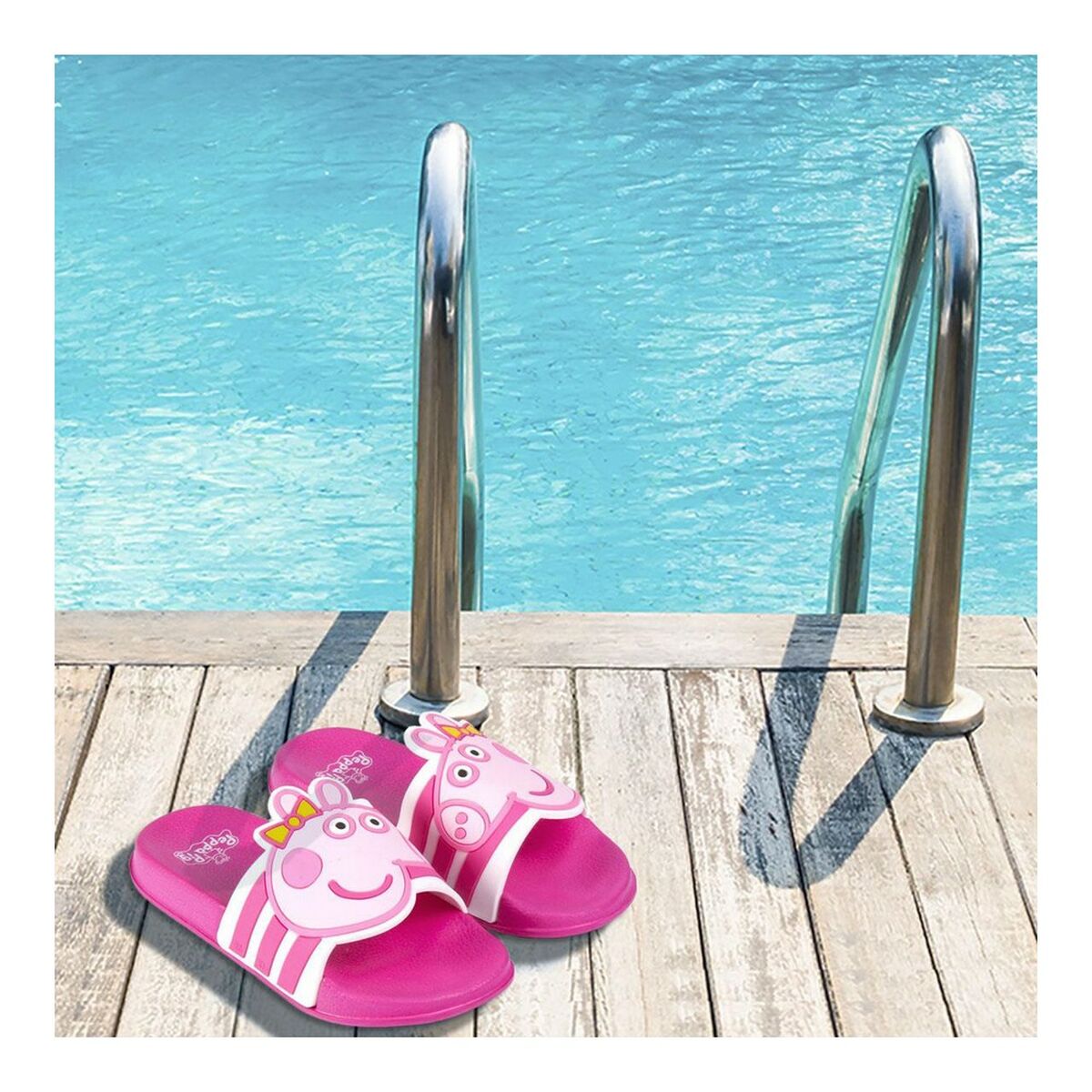 Badtofflor Peppa Pig Rosa - 2
