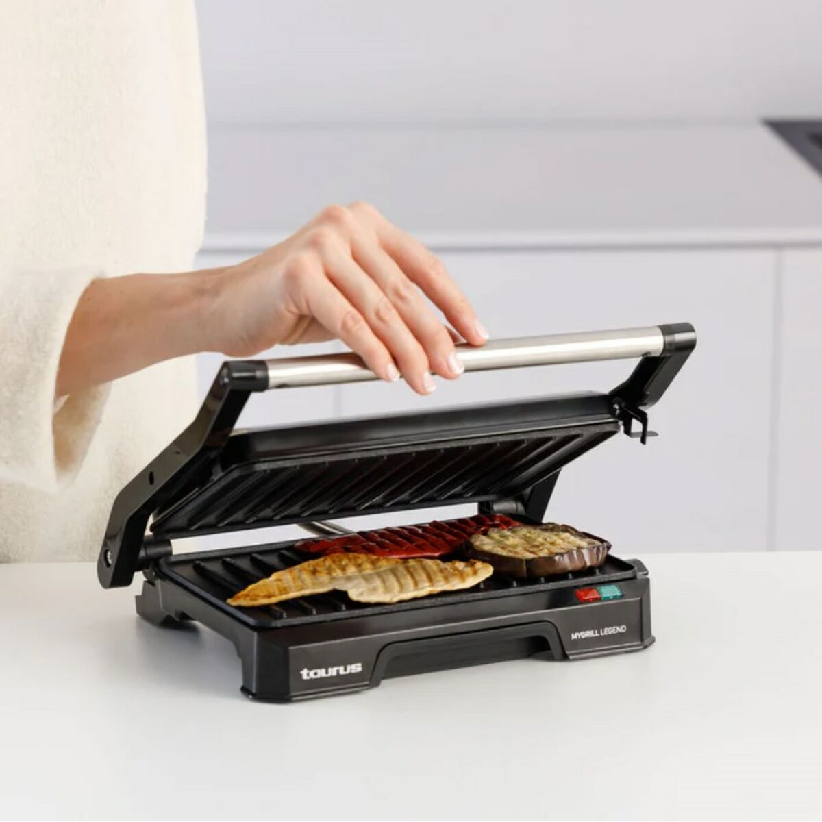 Smörgåsmaskin Taurus Stål 1000 W - 2