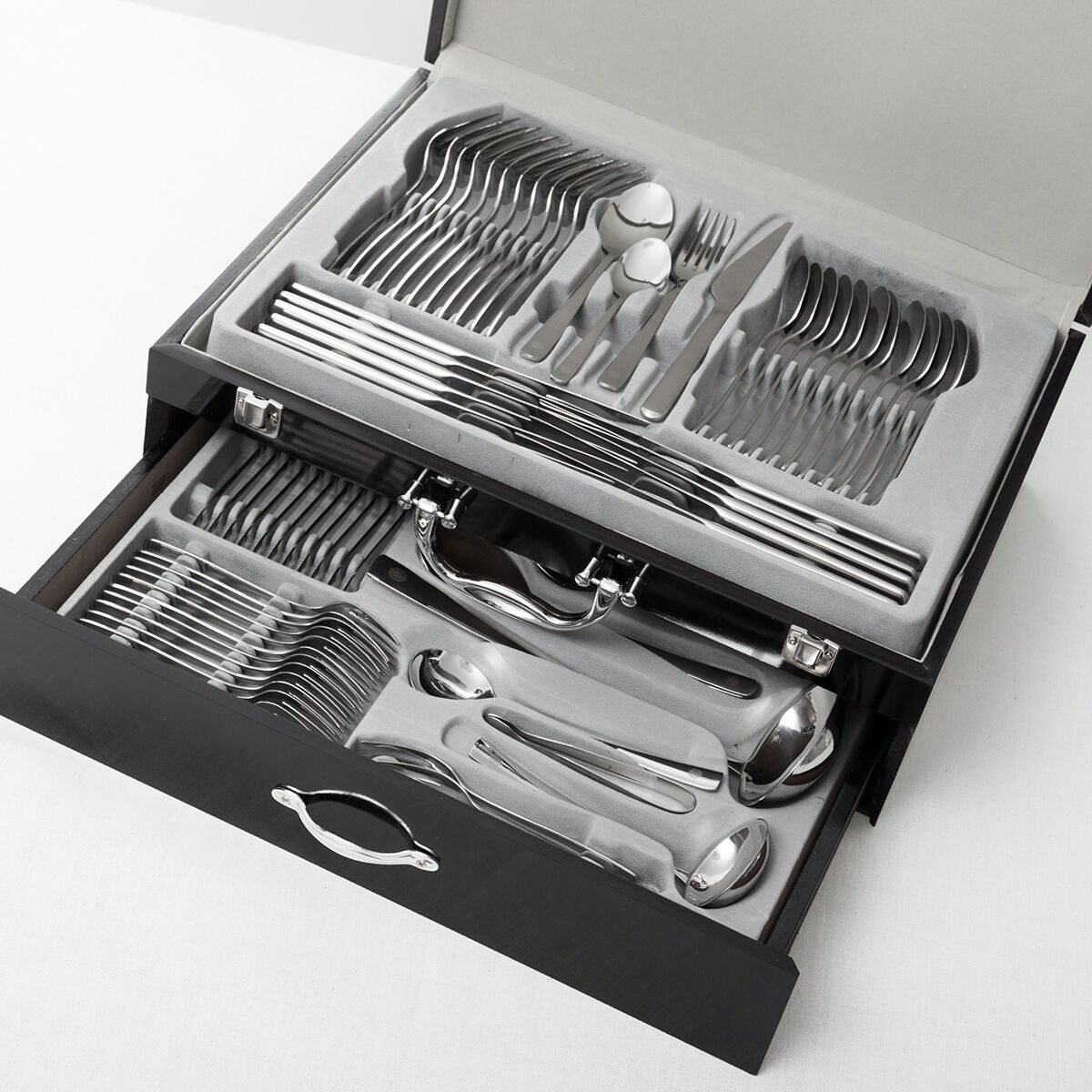 Bestickset i Rostfritt Stål Cook D`Lux InnovaGoods 72 Delar - 28