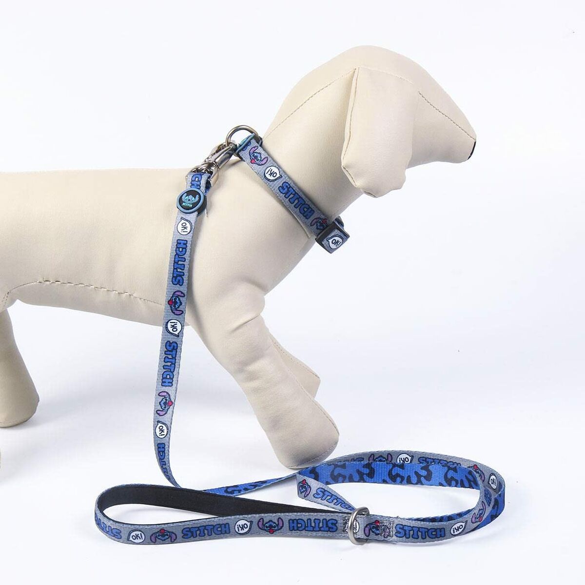 Hundhalsband Stitch Mörkblå S/M - 8
