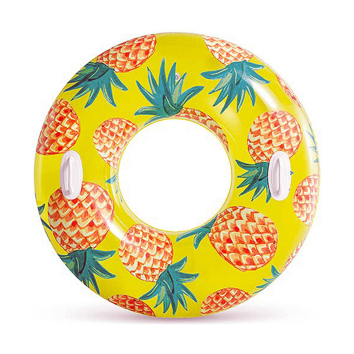 Uppblåsbar poolflotta Intex Frukter PVC Ø 107 cm - 7