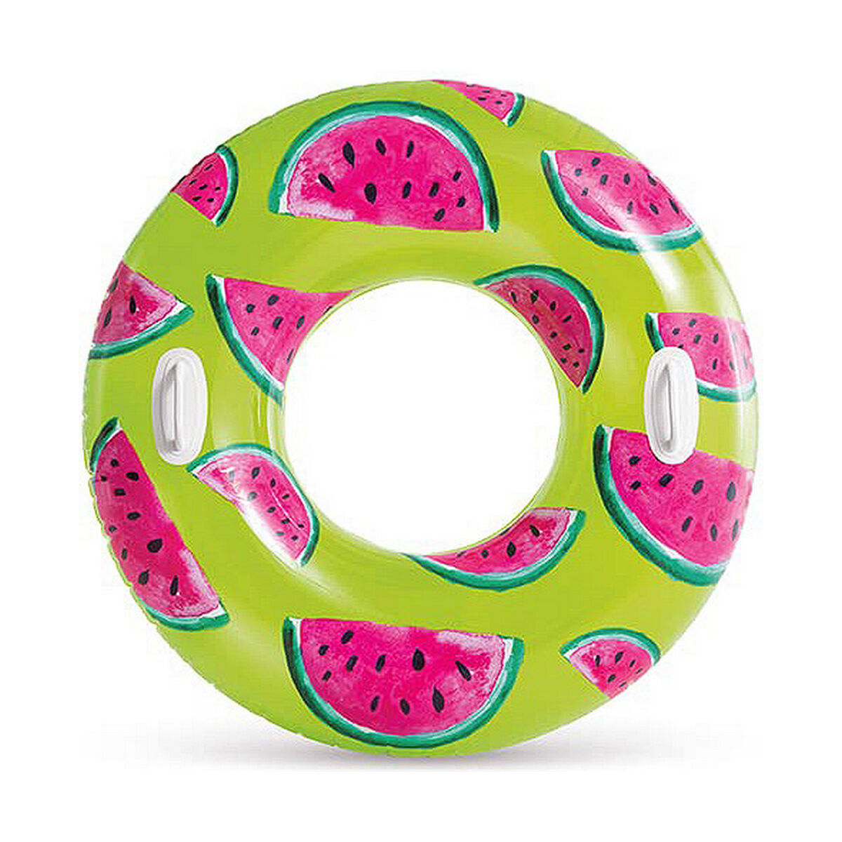 Uppblåsbar poolflotta Intex Frukter PVC Ø 107 cm - 5