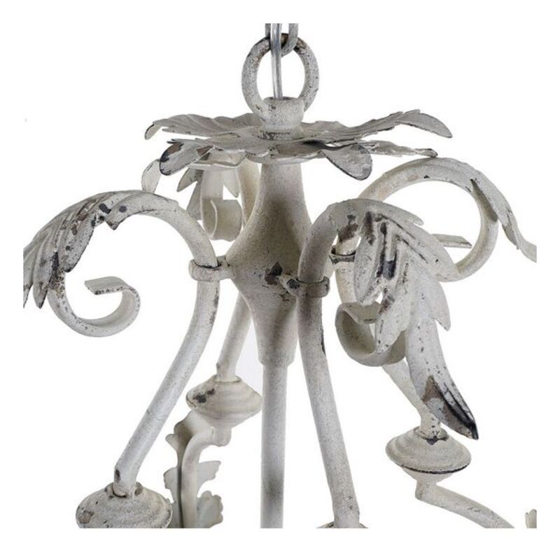 Taklampa DKD Home Decor LA-171746 Metall Vit 220 V 40 W 45 x 45 x 61 cm - 4