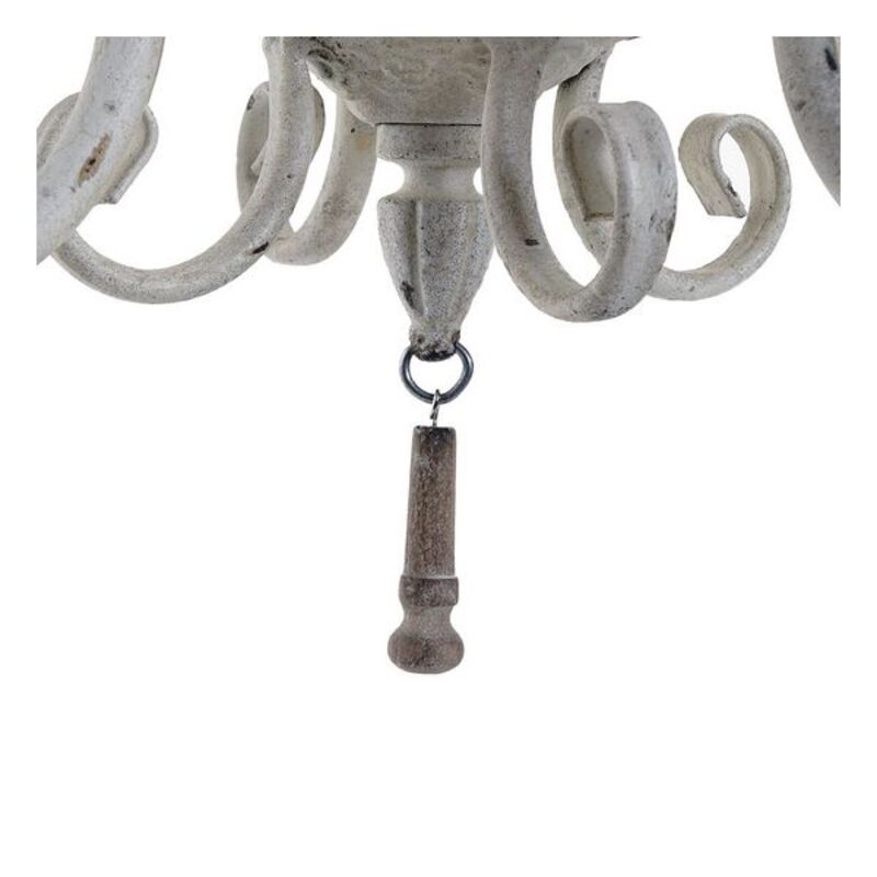 Taklampa DKD Home Decor LA-171746 Metall Vit 220 V 40 W 45 x 45 x 61 cm - 5
