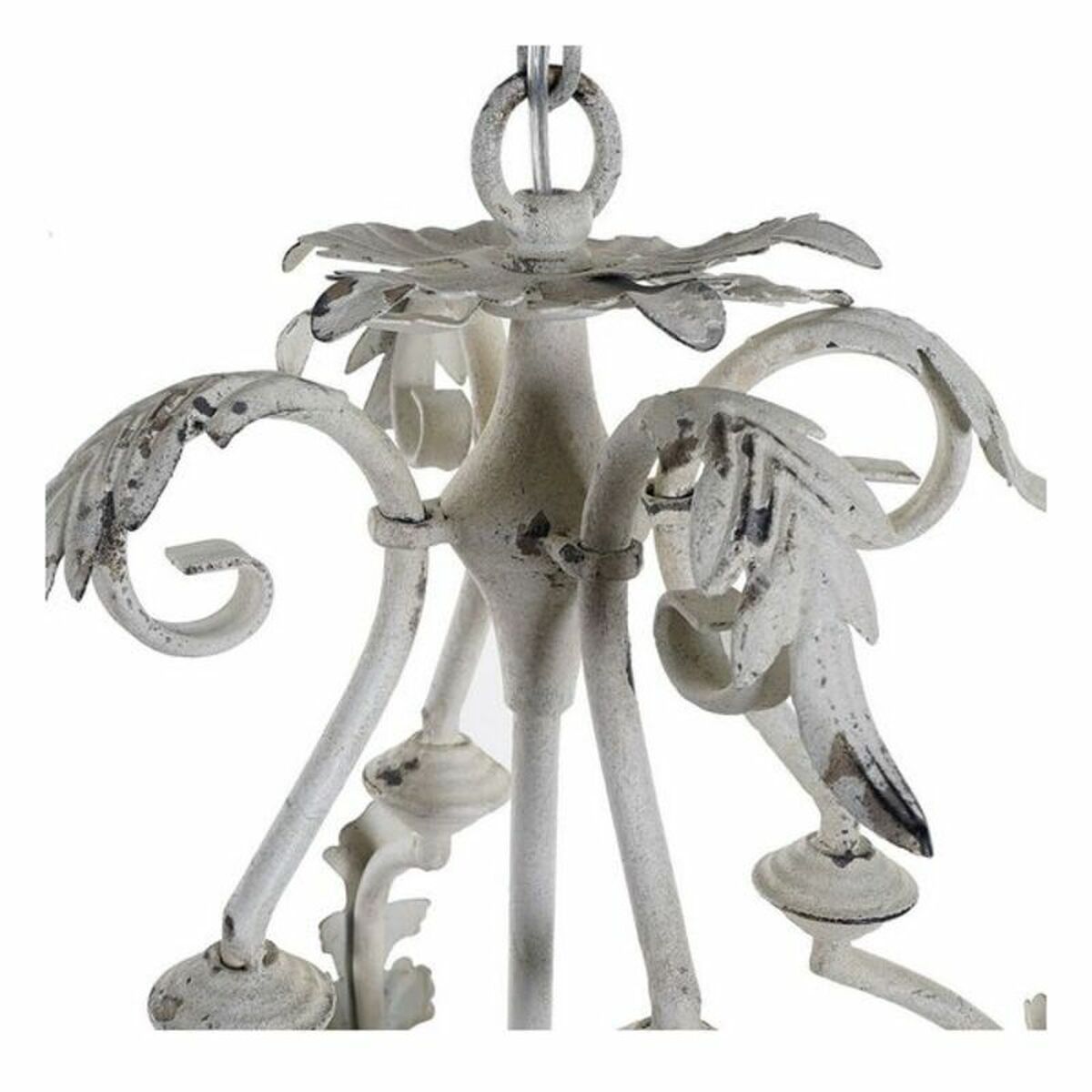 Taklampa DKD Home Decor LA-171746 Metall Vit 220 V 40 W 45 x 45 x 61 cm - 10
