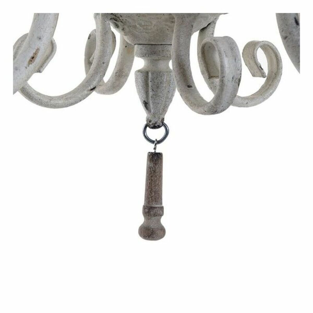 Taklampa DKD Home Decor LA-171746 Metall Vit 220 V 40 W 45 x 45 x 61 cm - 9