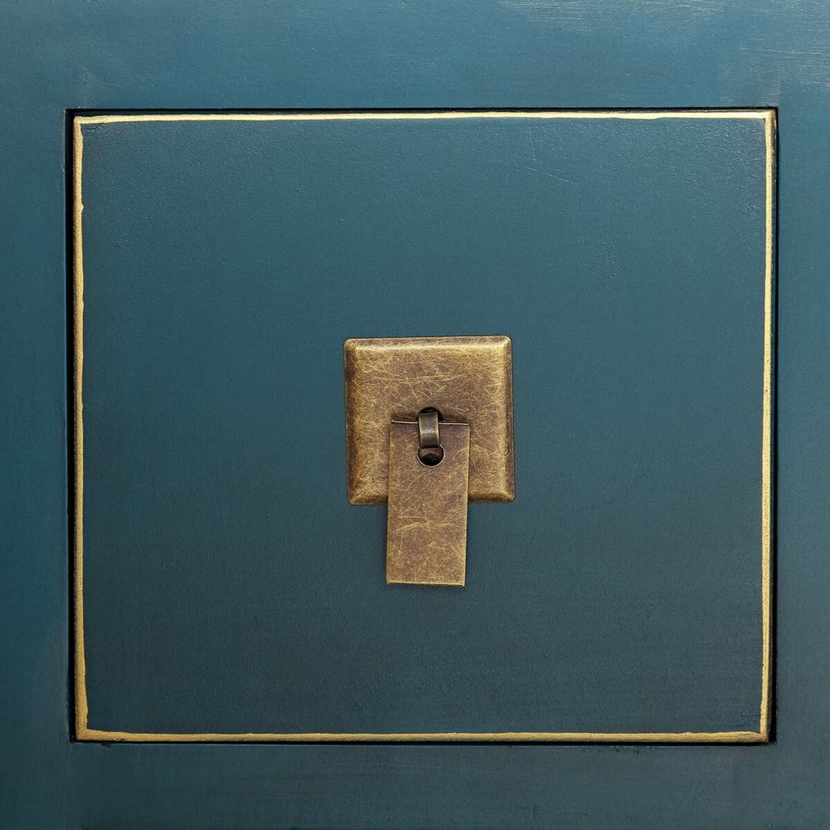 TV-möbler ORIENTE 130 x 24 x 50,5 cm Blå Trä MDF - 4