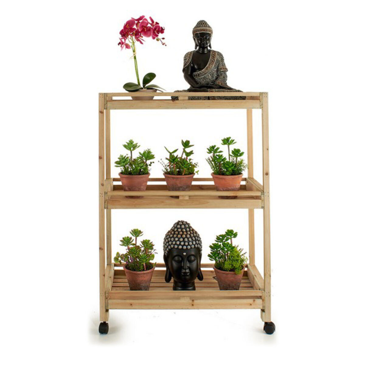 Bokhylla Ibergarden 3 Hyllor 36 x 104 x 72,5 cm - 2