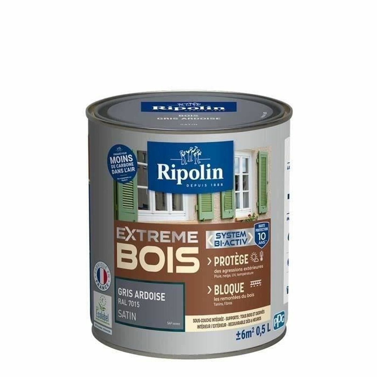 Grundfärg Ripolin Grå Satinfinish 500 ml