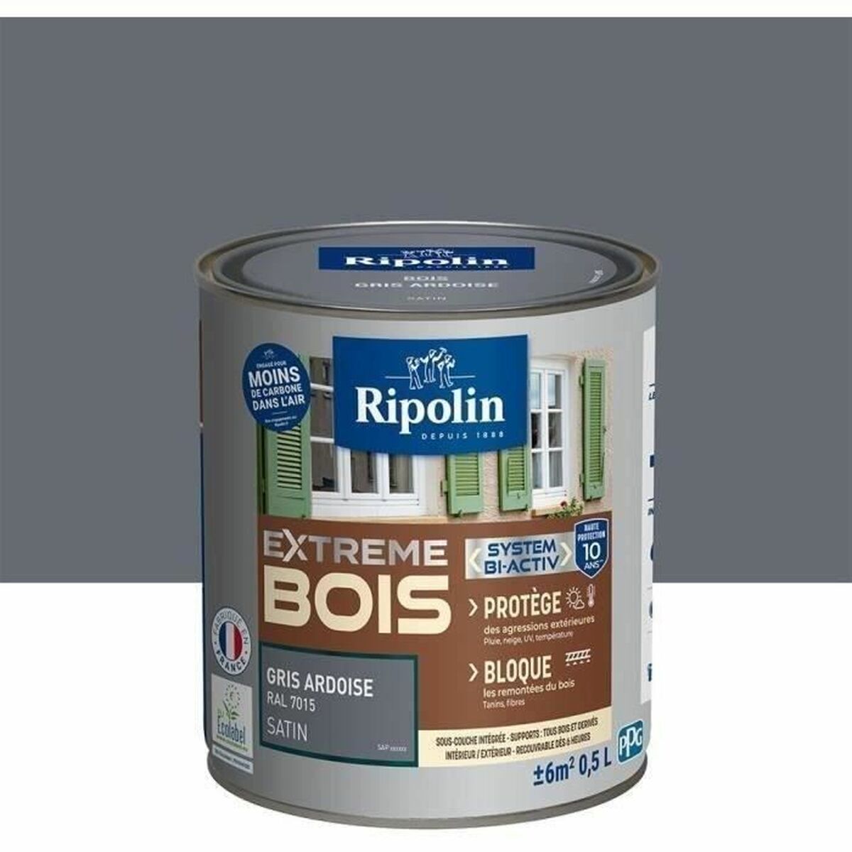 Grundfärg Ripolin Grå Satinfinish 500 ml - 2