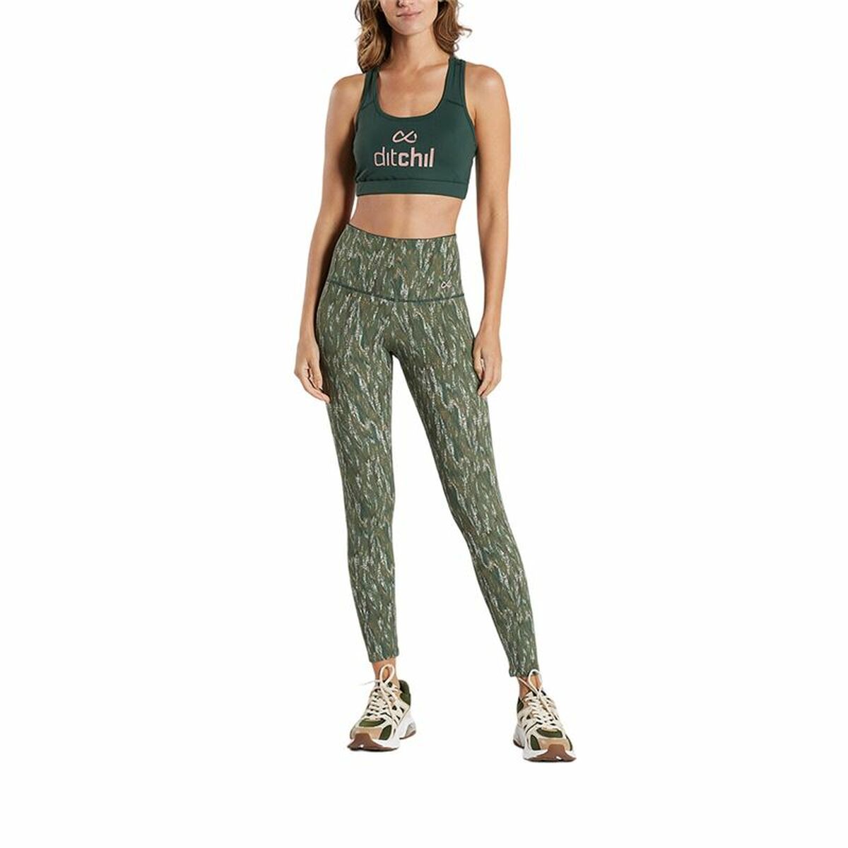 Sport-leggings, Dam Ditchil Ditchil Vibrant Oliv