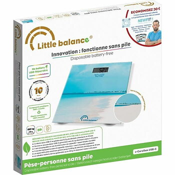 Digital Badrumsvåg Little Balance Caribe Blå
