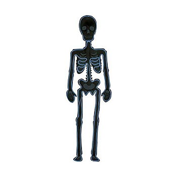 Halloweendekorationer My Other Me Svart 30 x 90 cm