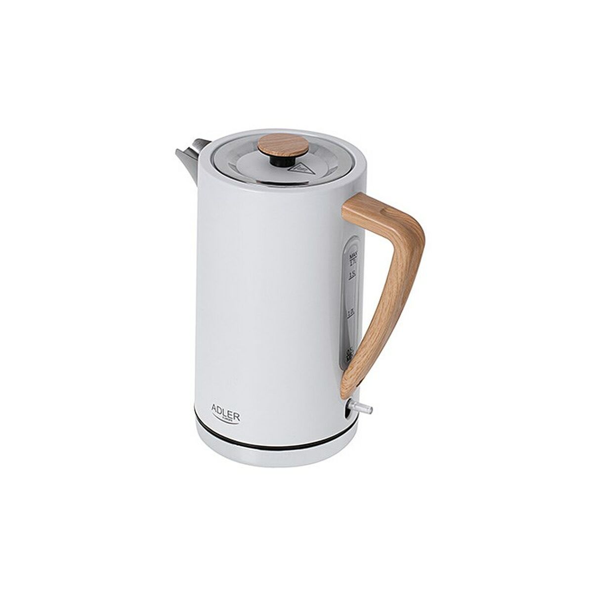 Vattenkokare Adler AD 1347w Vit Trä 2200 W 1850 W 1,7 L - 6