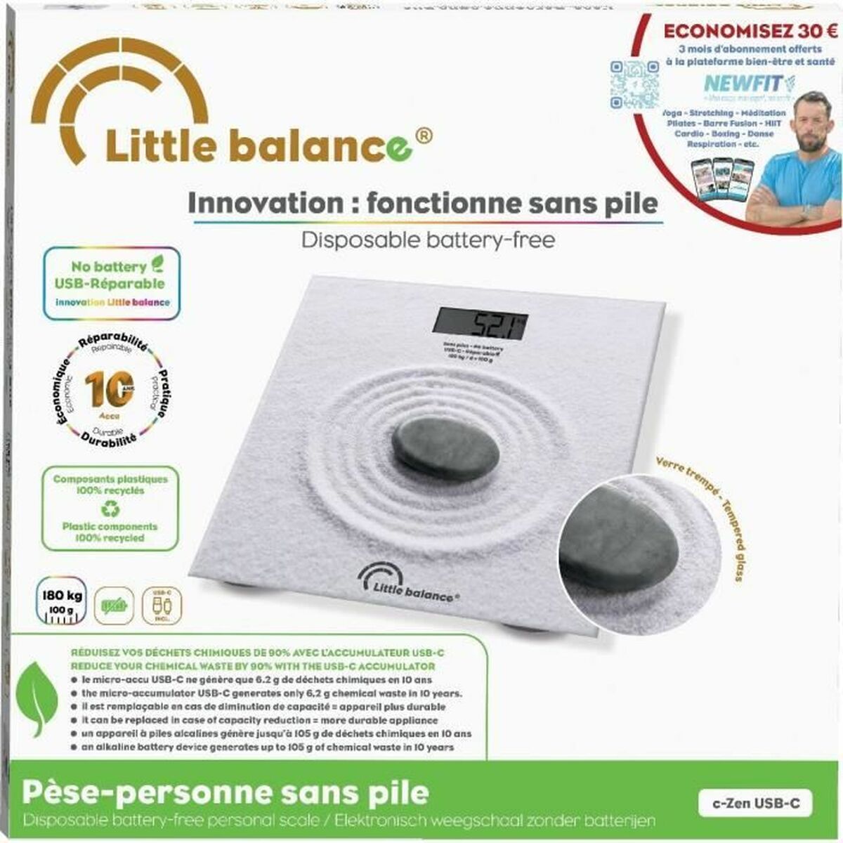 Digital Badrumsvåg Little Balance Zen - 2