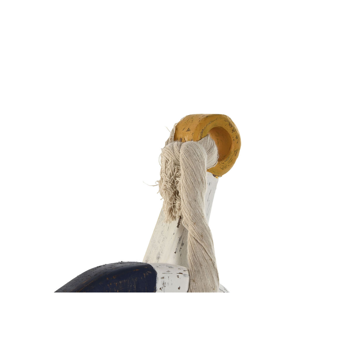 Prydnadsfigur Home ESPRIT Vit Naturell Marinblå 34 x 9 x 45 cm - 2