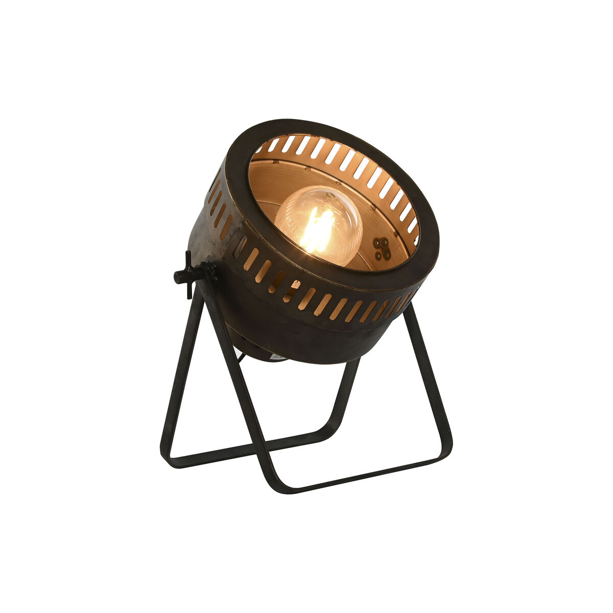Bordslampa DKD Home Decor Gyllene Metall Glas 60 W 220 V 32 x 29,5 x 41 cm - 2
