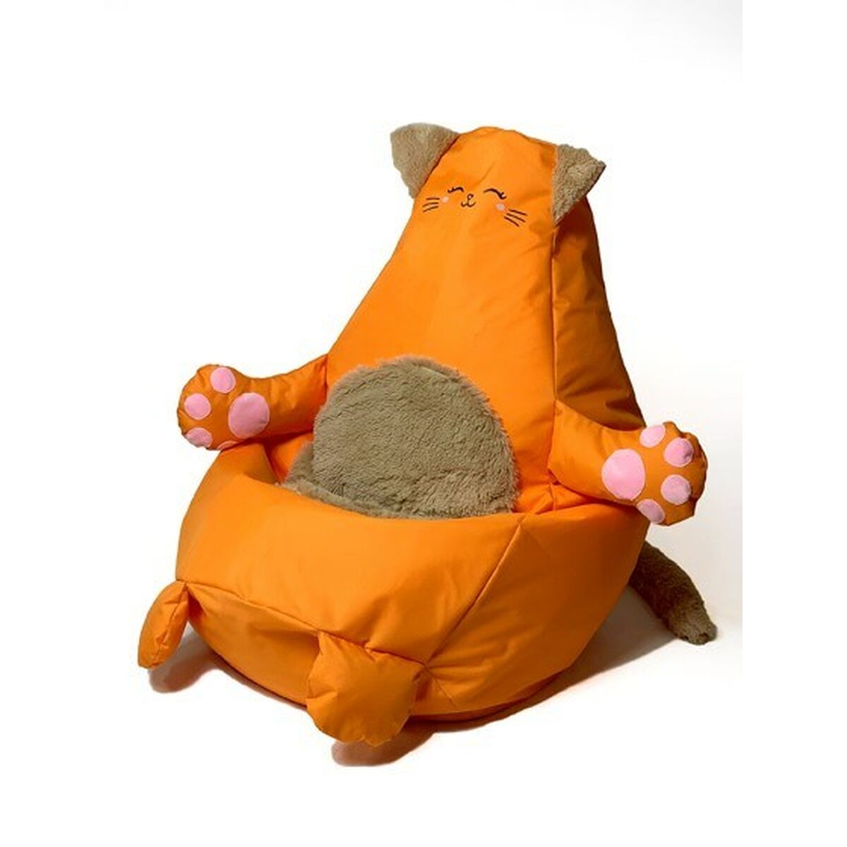 Puff GO GIFT Orange Oxford Katt 130 x 90 cm