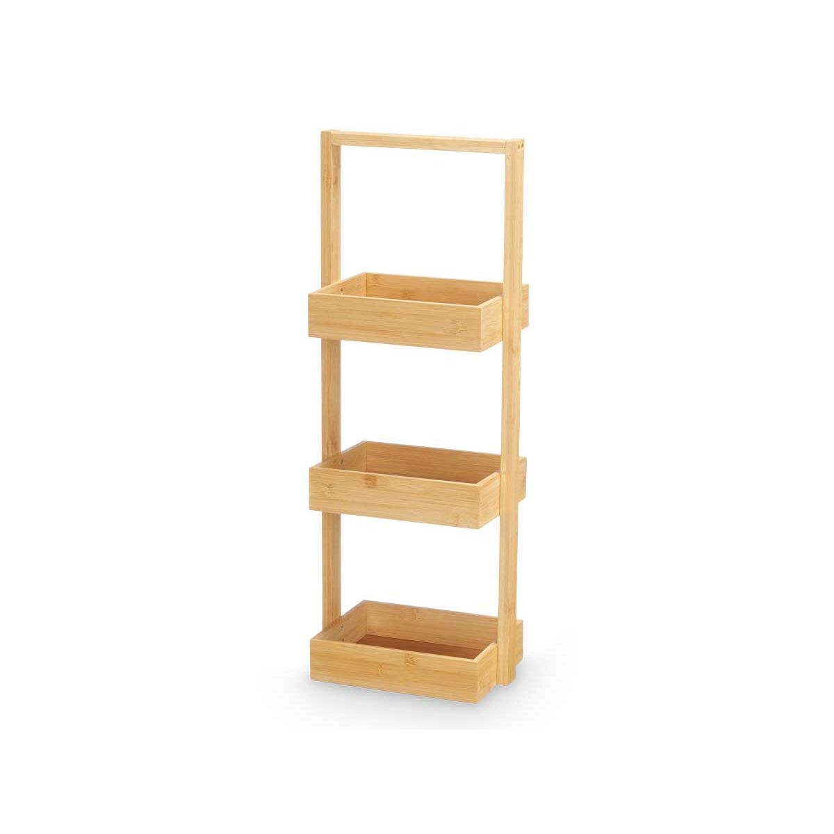 Bokhylla Kipit B6729A Naturell Bambu 26 x 70 x 17 cm (6 antal) - 2