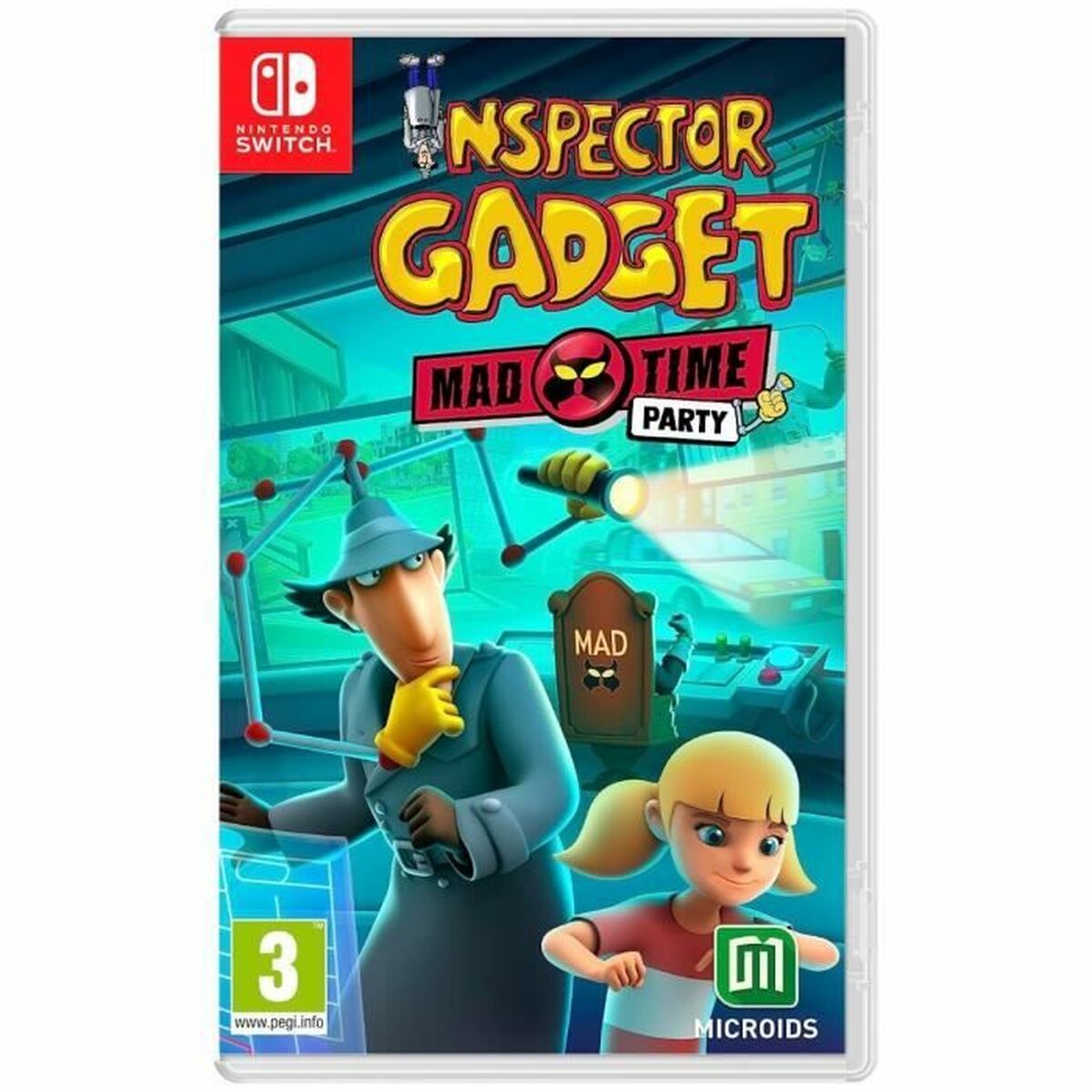 TV-spel för Switch Microids Inspector Gadget: Mad time party
