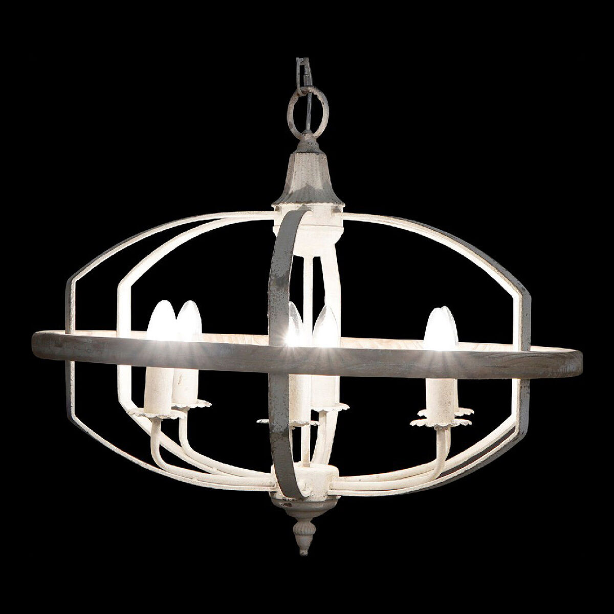 Taklampa DKD Home Decor 64 x 64 x 56 cm Gran Metall 220 V 40 W - 7