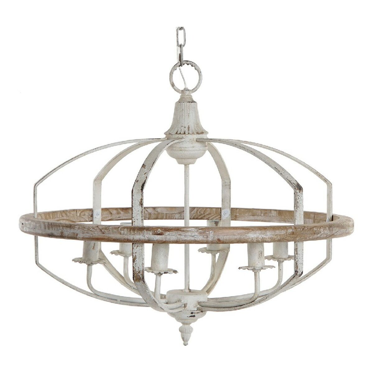 Taklampa DKD Home Decor 64 x 64 x 56 cm Gran Metall 220 V 40 W - 3