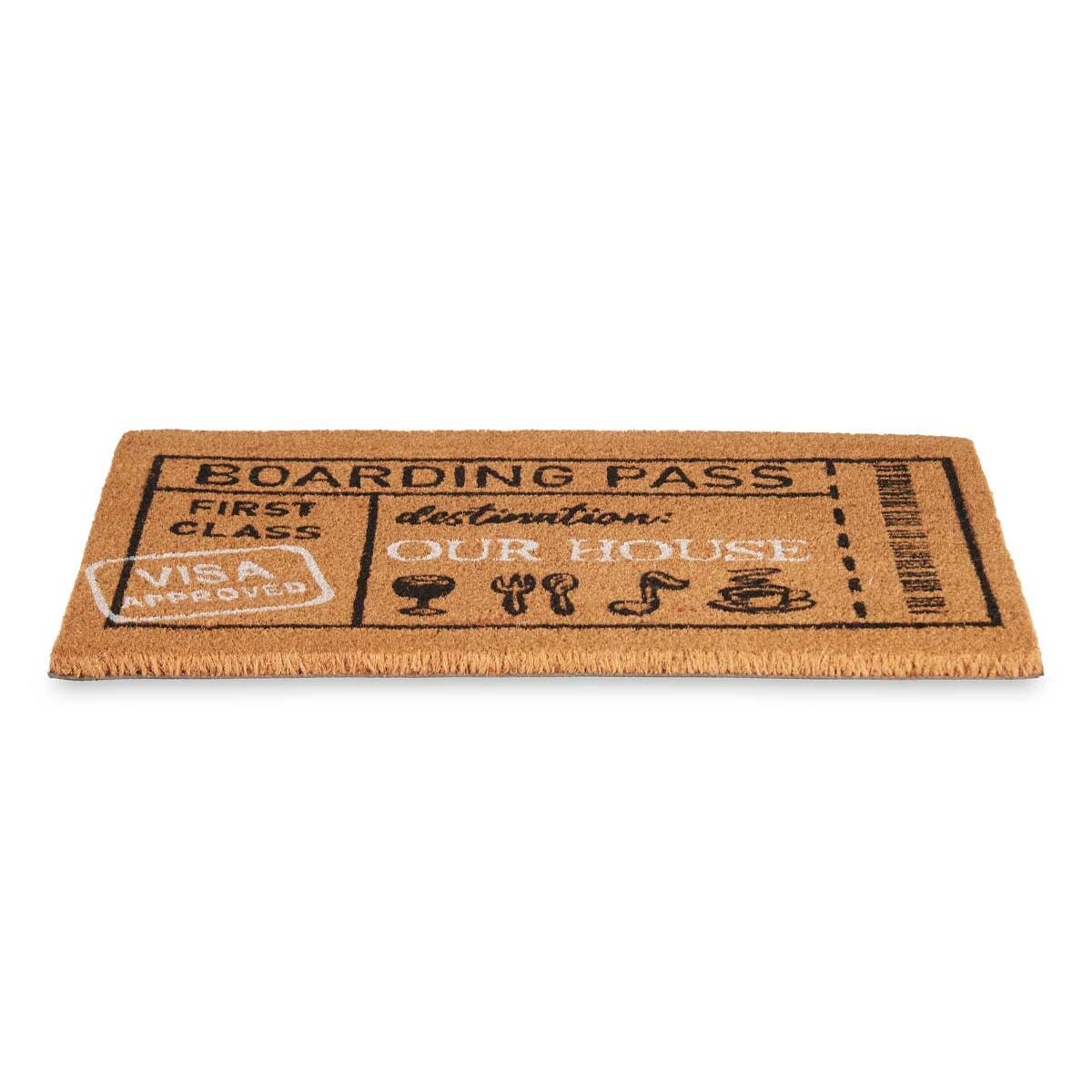 Dörrmatta Boarding Pass Naturell 60 x 1 x 40 cm (12 antal) - 4