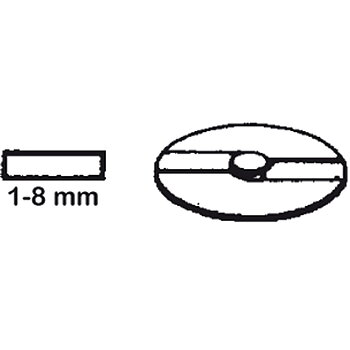 Justerbar Skär Disk X 1-8 (1-8 mm)